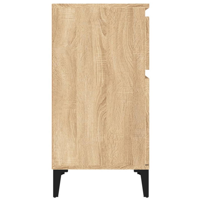 Nachttische 2 Stk. Sonoma-Eiche 40x35x70 cm