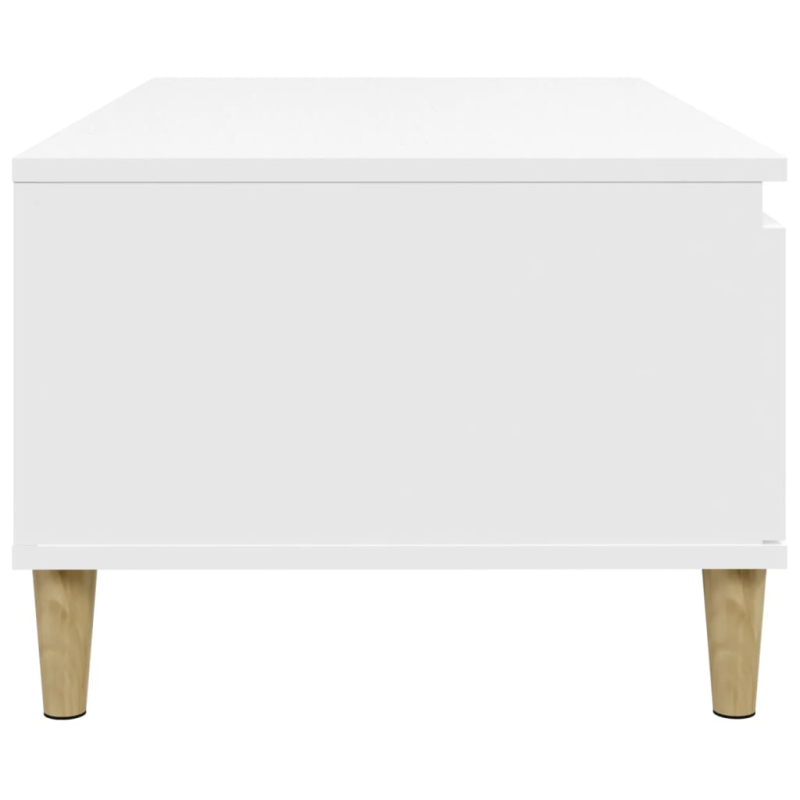 Couchtisch Weiß 90x50x36,5 cm Holzwerkstoff