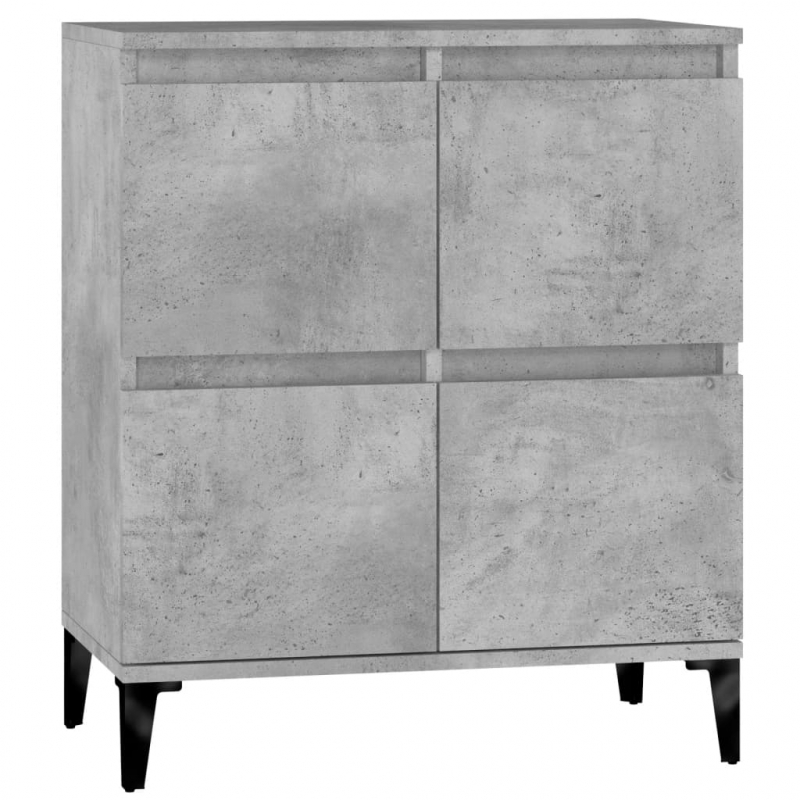 Sideboard Betongrau 60x35x70 cm Holzwerkstoff