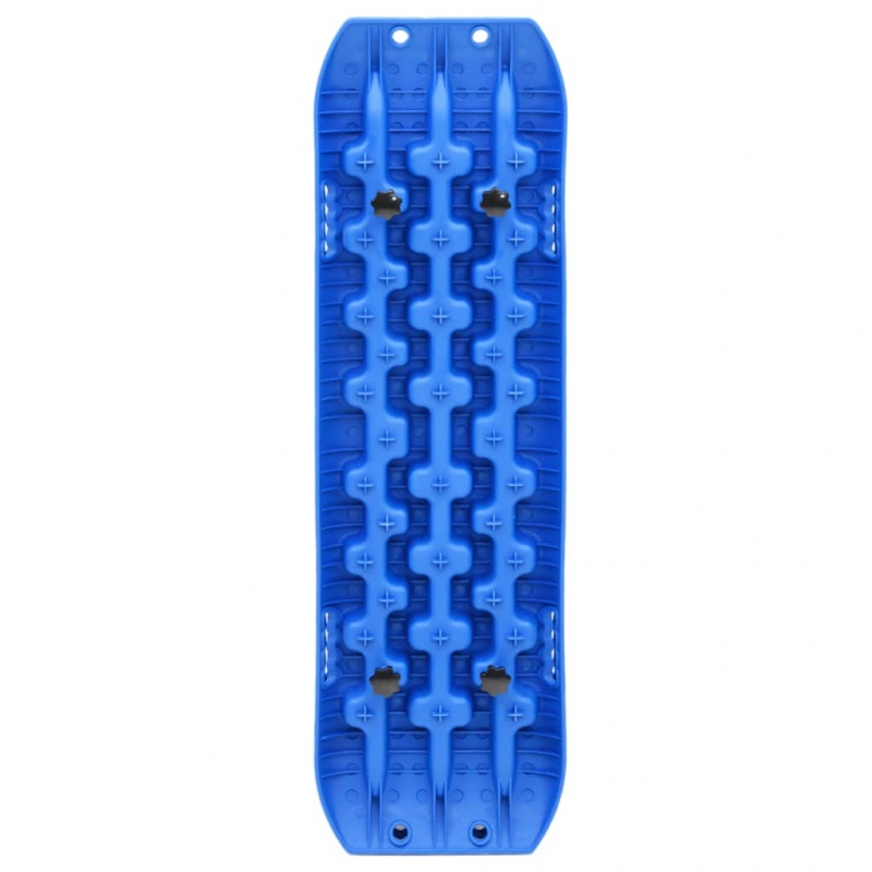 Traktionsmatten 2 Stk. Blau 106x30,5x7 cm Nylon