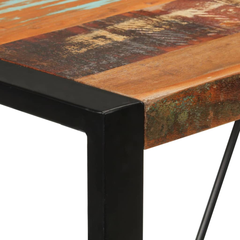 Bartisch 110x55x110 cm Altholz Massiv
