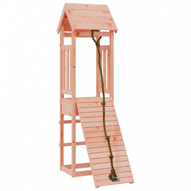 Spielturm mit Kletterwand Massivholz Douglasie