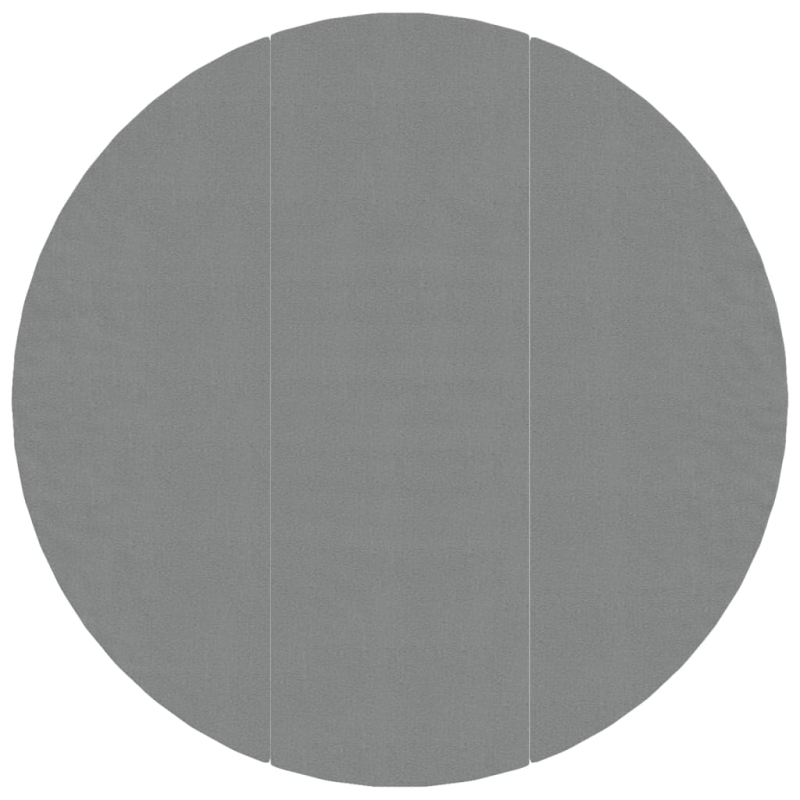 Pool-Bodentuch Hellgrau Ø396 cm Polyester Geotextil