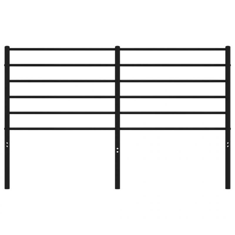 Kopfteil Metall Schwarz 150 cm