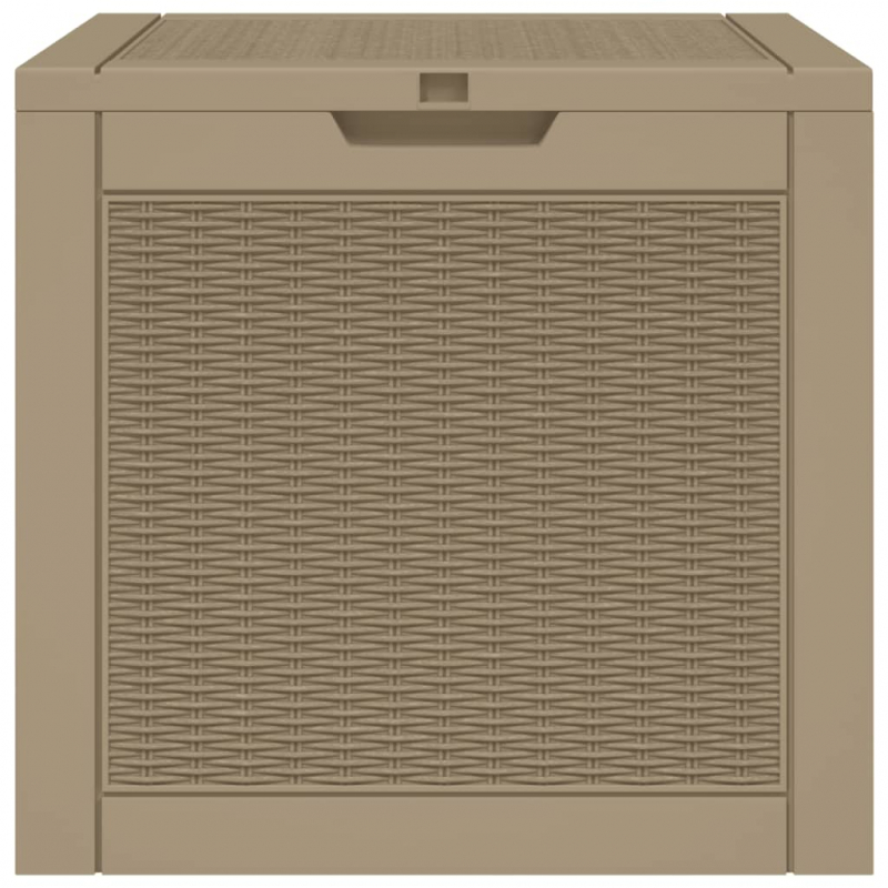 Gartenbox Hellbraun 55,5x43x53 cm Polypropylen