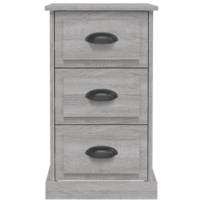 Nachttisch Grau Sonoma 39x39x67 cm Holzwerkstoff