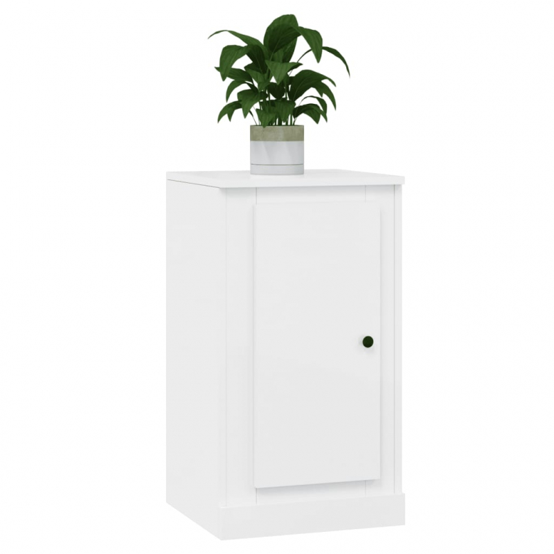 Sideboard Hochglanz-Weiß 37,5x35,5x67,5 cm Holzwerkstoff