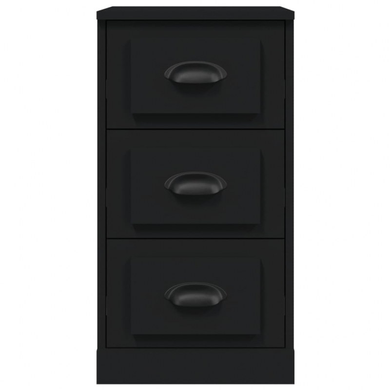 Sideboard Schwarz 36x35,5x67,5 cm Holzwerkstoff