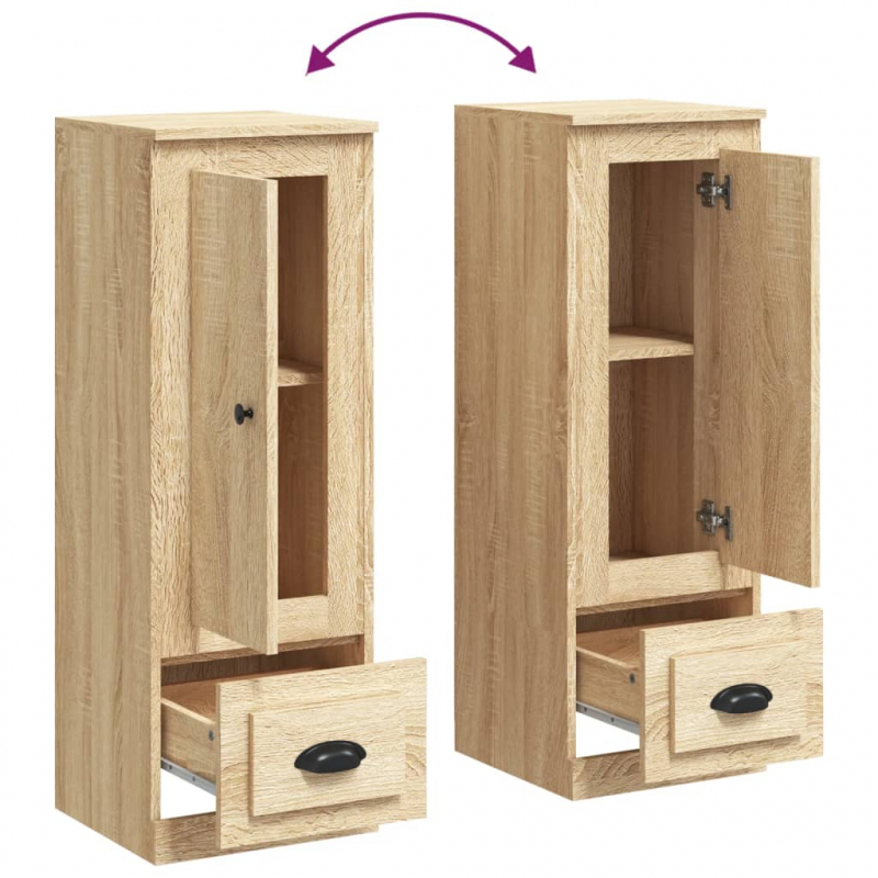 Highboard Sonoma-Eiche 36x35,5x103,5 cm Holzwerkstoff
