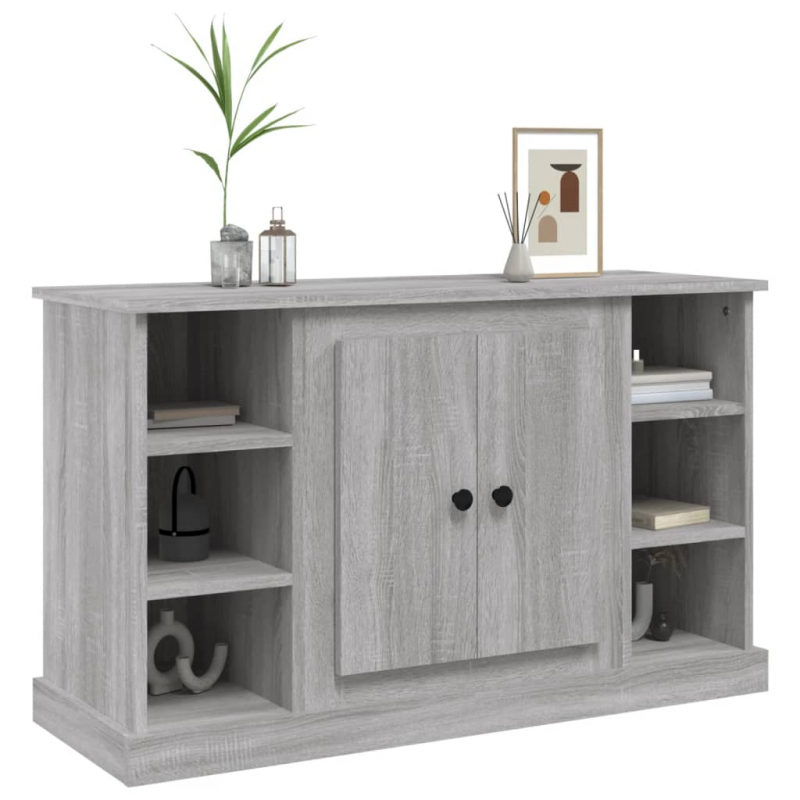 Sideboard Grau Sonoma 100x35,5x60 cm Holzwerkstoff