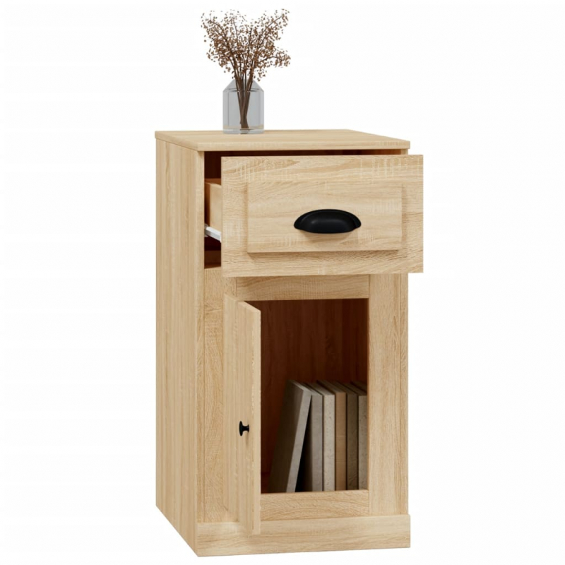 Beistellschrank mit Schublade Sonoma-Eiche 40x50x75 cm