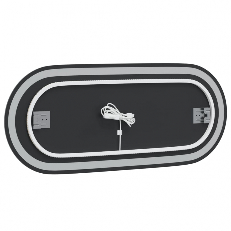 LED-Badspiegel 90x40 cm Oval