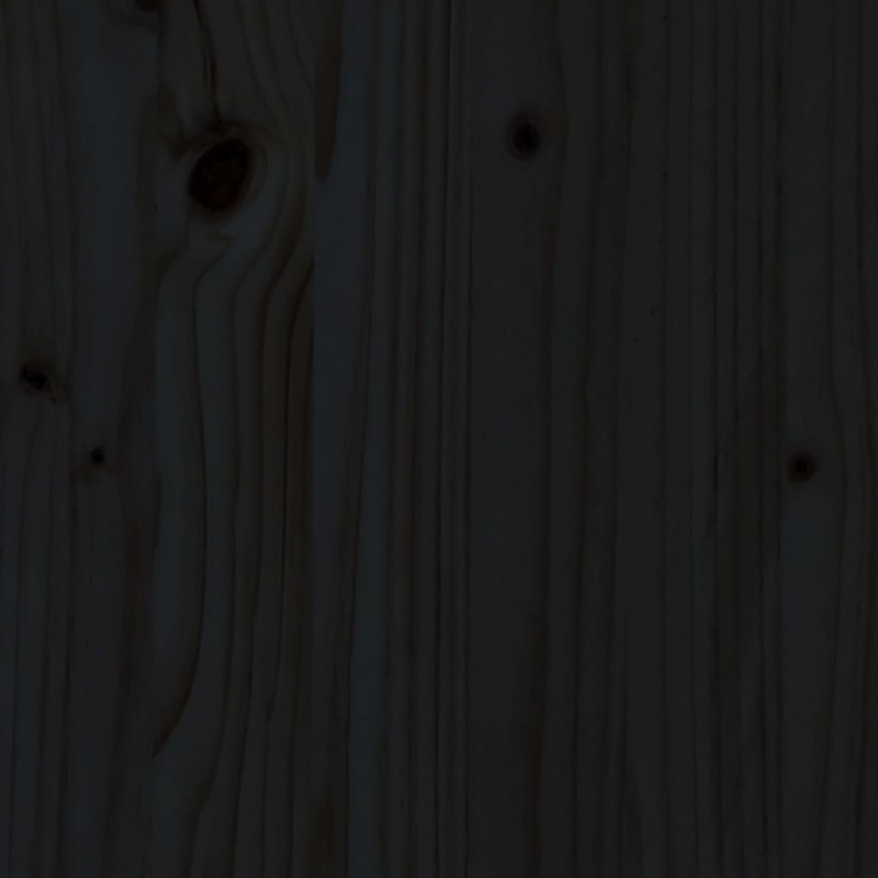 Pflanzkübel Schwarz 62x50x57 cm Massivholz Kiefer