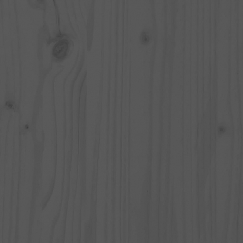 Pflanzkübel Grau 82,5x40x39 cm Massivholz Kiefer