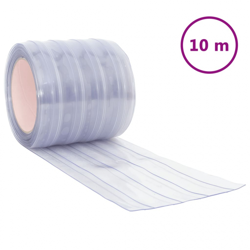 Türvorhang Transparent 200x1,6 mm 10 m PVC