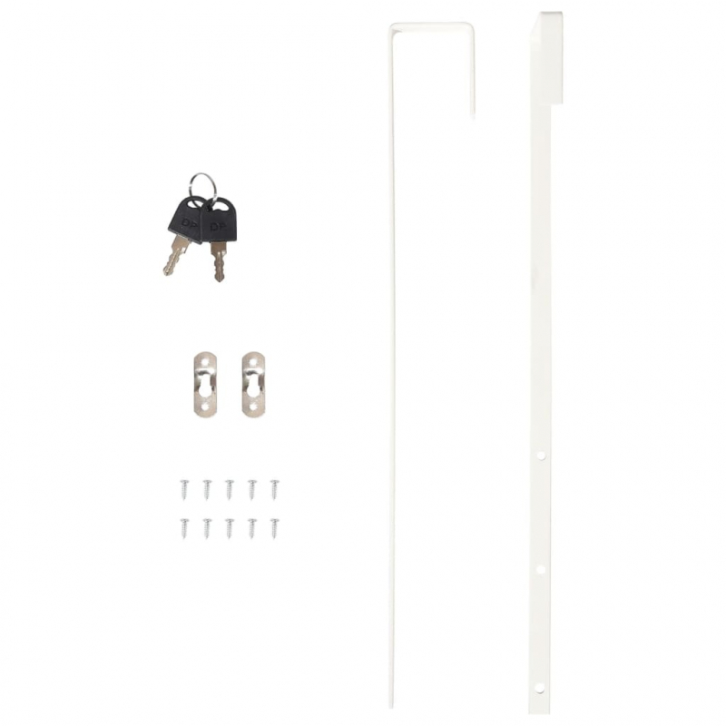 Schmuckschrank mit Spiegel Wandmontage 30x8,5x67 cm