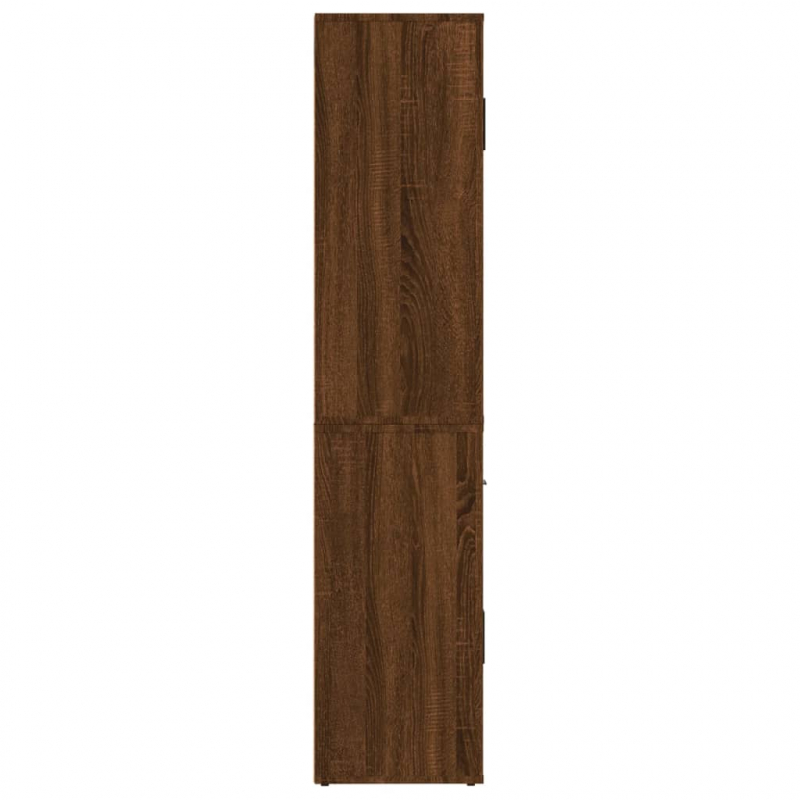 Highboard Braun Eichen-Optik Holzwerkstoff