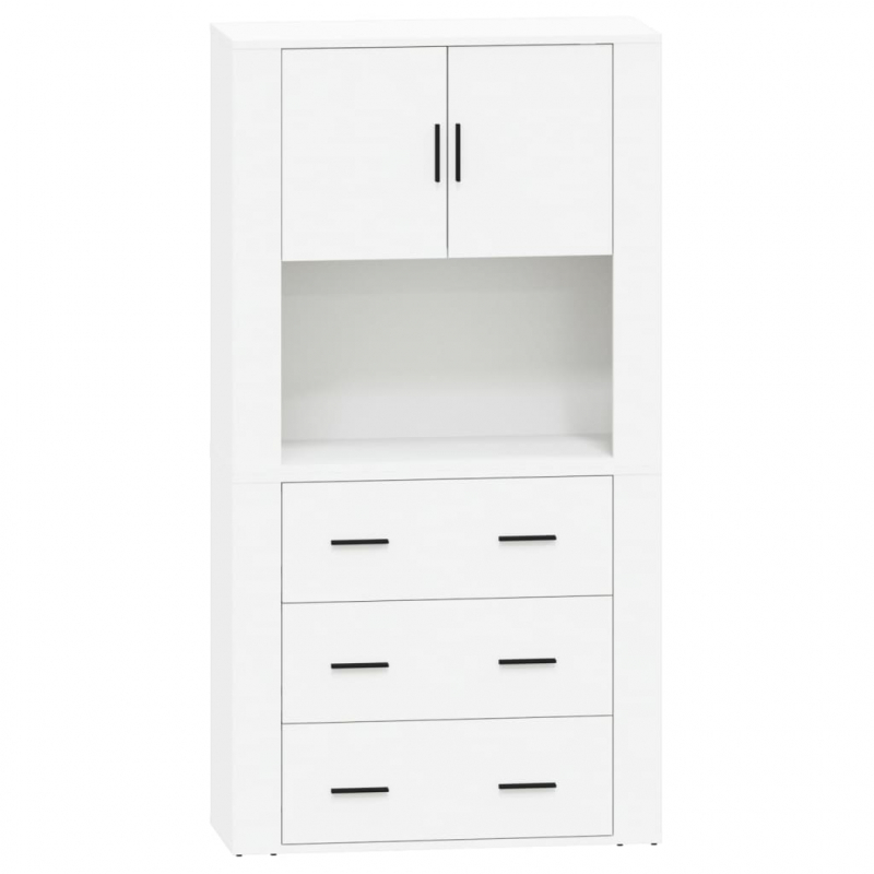 Highboard Weiß Holzwerkstoff