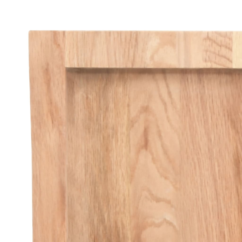 Waschtischplatte Hellbraun 60x40x(2-6) cm Massivholz Behandelt