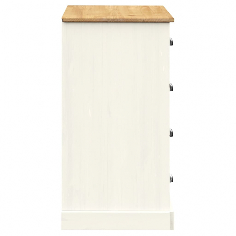 Sideboard mit Schubladen VIGO 113x40x75 cm Massivholz Kiefer