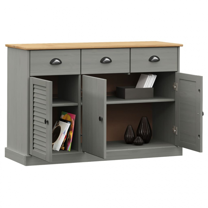 Sideboard mit Schubladen VIGO 113x40x75 cm Massivholz Kiefer
