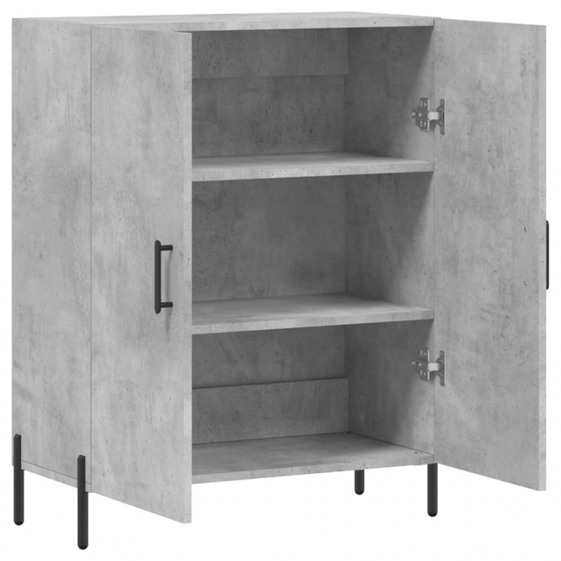 Sideboard Betongrau 69,5x34x90 cm Holzwerkstoff