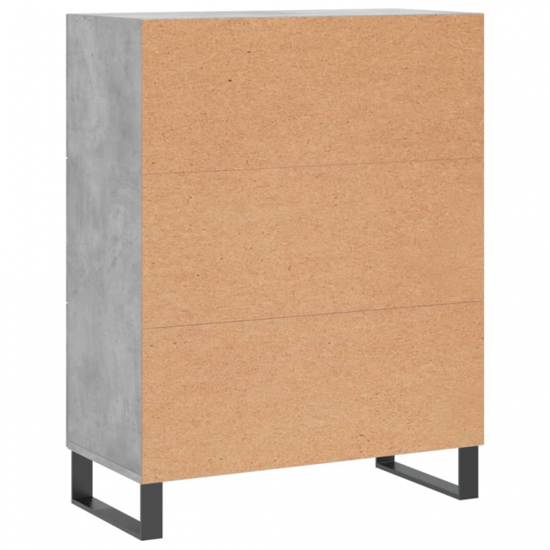 Sideboard Betongrau 69,5x34x90 cm Holzwerkstoff