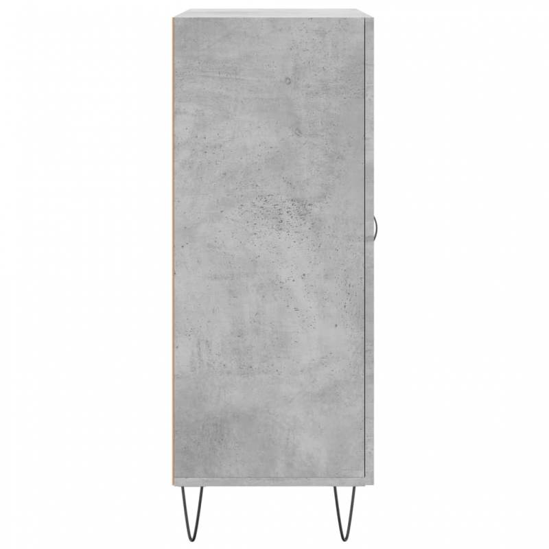 Sideboard Betongrau 69,5x34x90 cm Holzwerkstoff