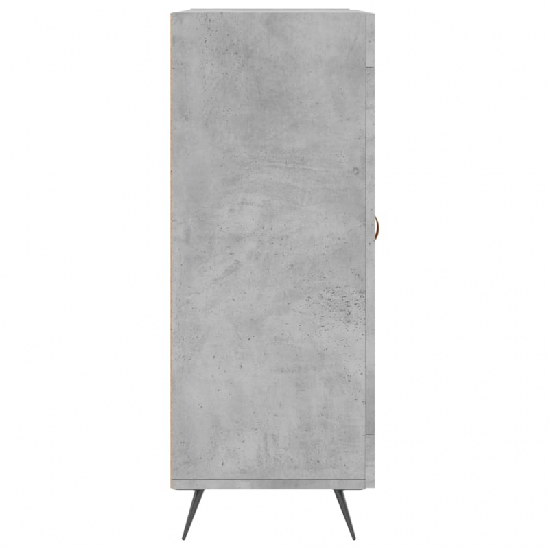 Sideboard Betongrau 69,5x34x90 cm Holzwerkstoff