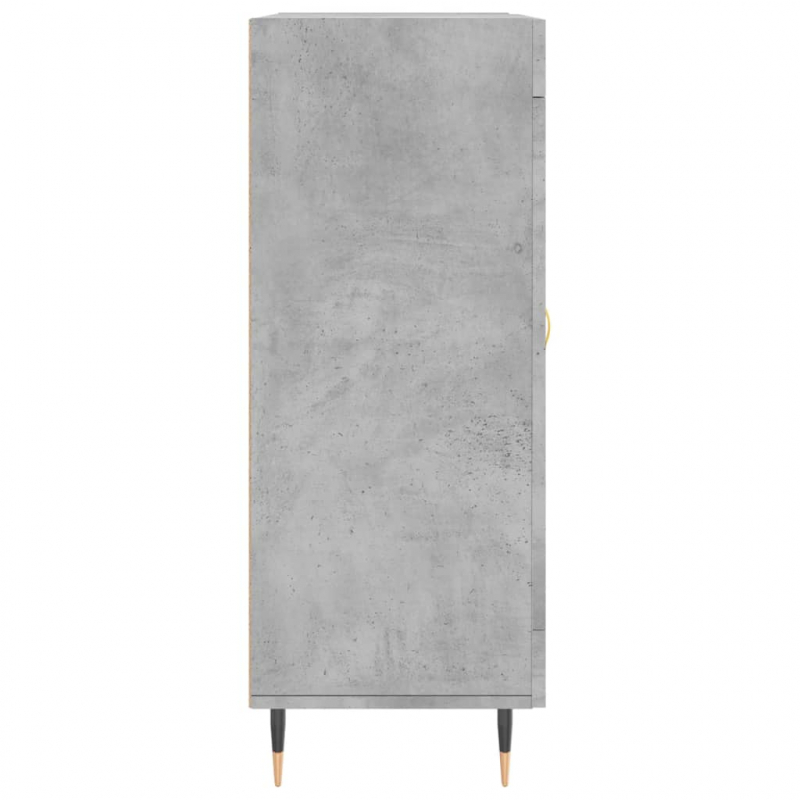 Sideboard Betongrau 69,5x34x90 cm Holzwerkstoff