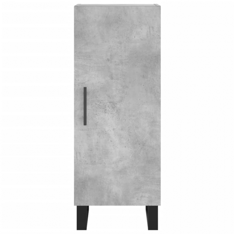 Sideboard Betongrau 34,5x34x90 cm Holzwerkstoff