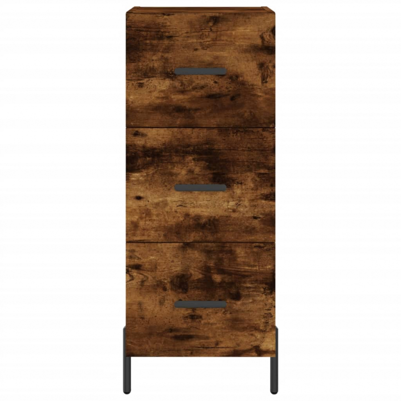 Sideboard Räuchereiche 34,5x34x90 cm Holzwerkstoff