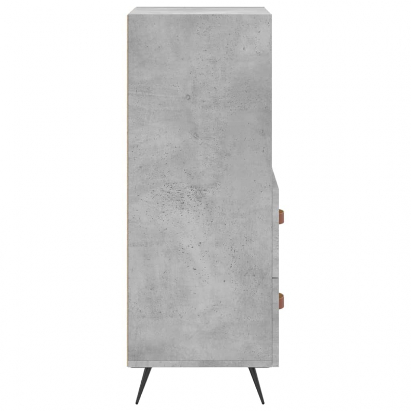 Sideboard Betongrau 34,5x34x90 cm Holzwerkstoff