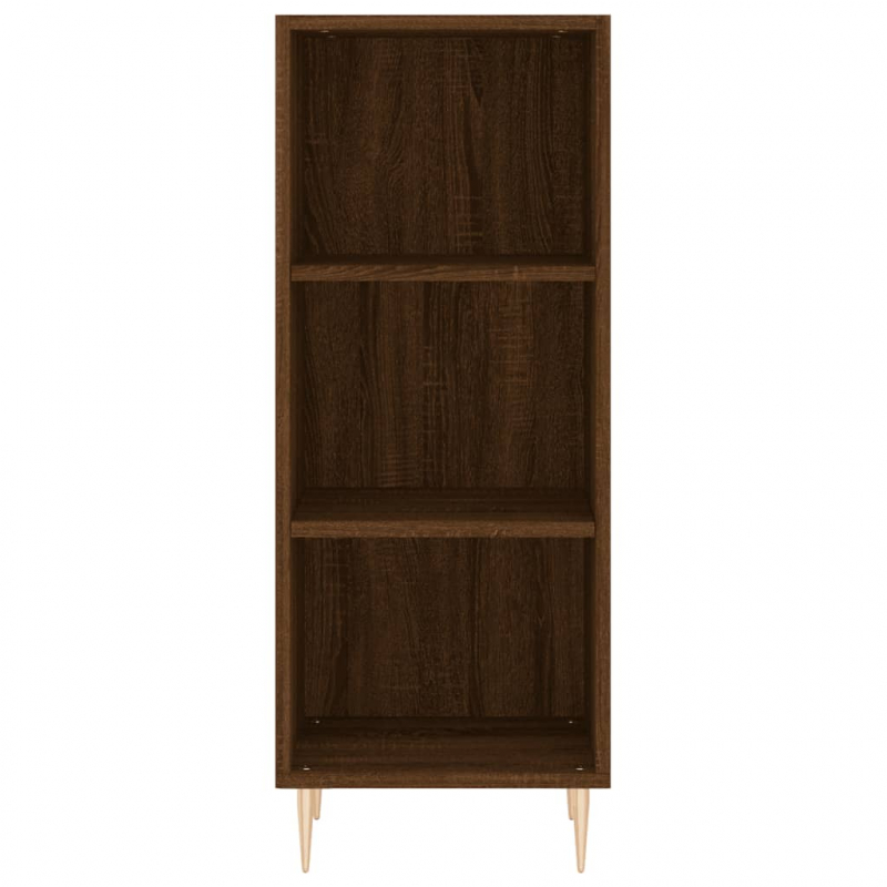 Sideboard Braun Eichen-Optik 34,5x32,5x90 cm Holzwerkstoff