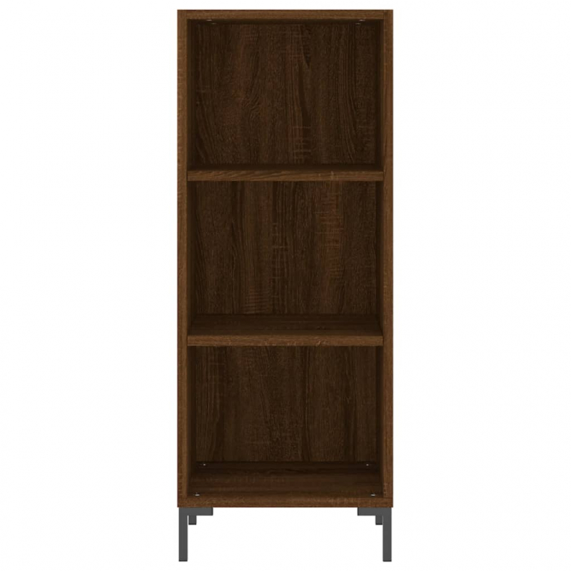Sideboard Braun Eichen-Optik 34,5x32,5x90 cm Holzwerkstoff