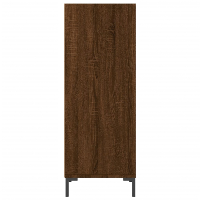 Sideboard Braun Eichen-Optik 34,5x32,5x90 cm Holzwerkstoff