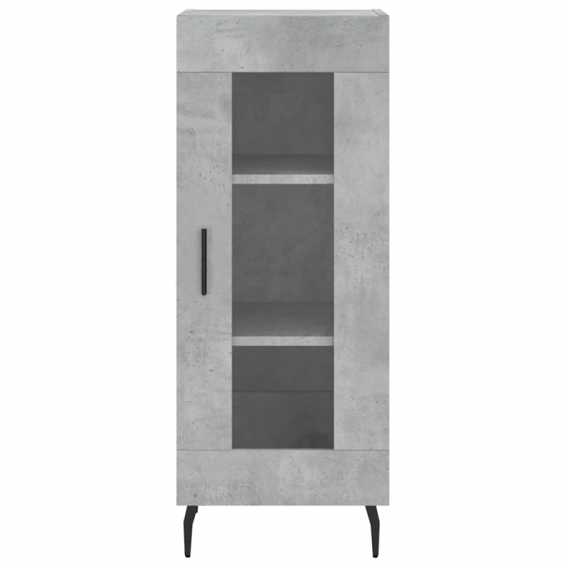 Sideboard Betongrau 34,5x34x90 cm Holzwerkstoff