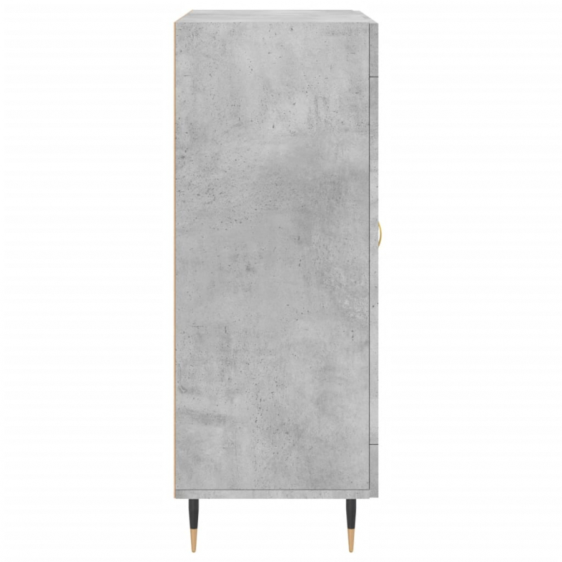 Sideboard Betongrau 69,5x34x90 cm Holzwerkstoff