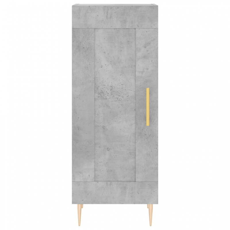 Sideboard Betongrau 34,5x34x90 cm Holzwerkstoff