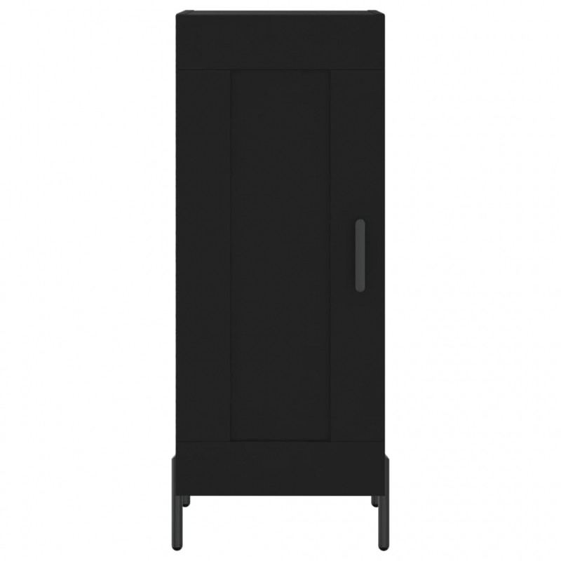 Sideboard Schwarz 34,5x34x90 cm Holzwerkstoff