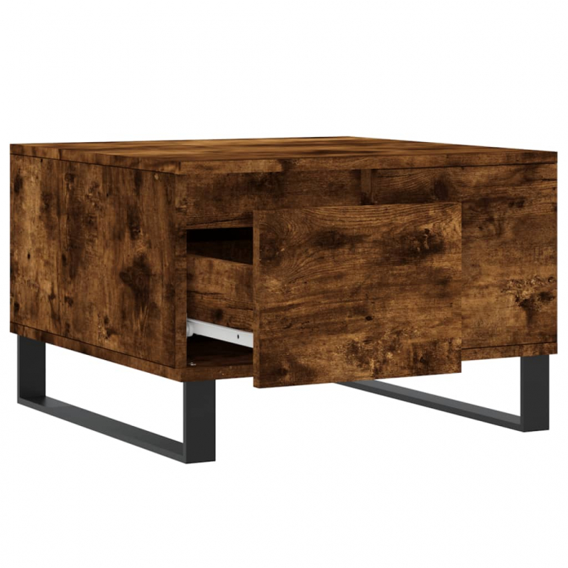 Couchtisch Räuchereiche 55x55x36,5 cm Holzwerkstoff