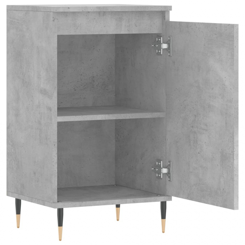 Sideboard Betongrau 40x35x70 cm Holzwerkstoff
