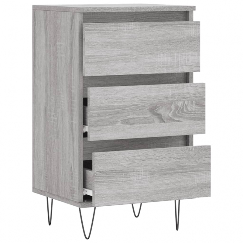 Sideboard Grau Sonoma 40x35x70 cm Holzwerkstoff