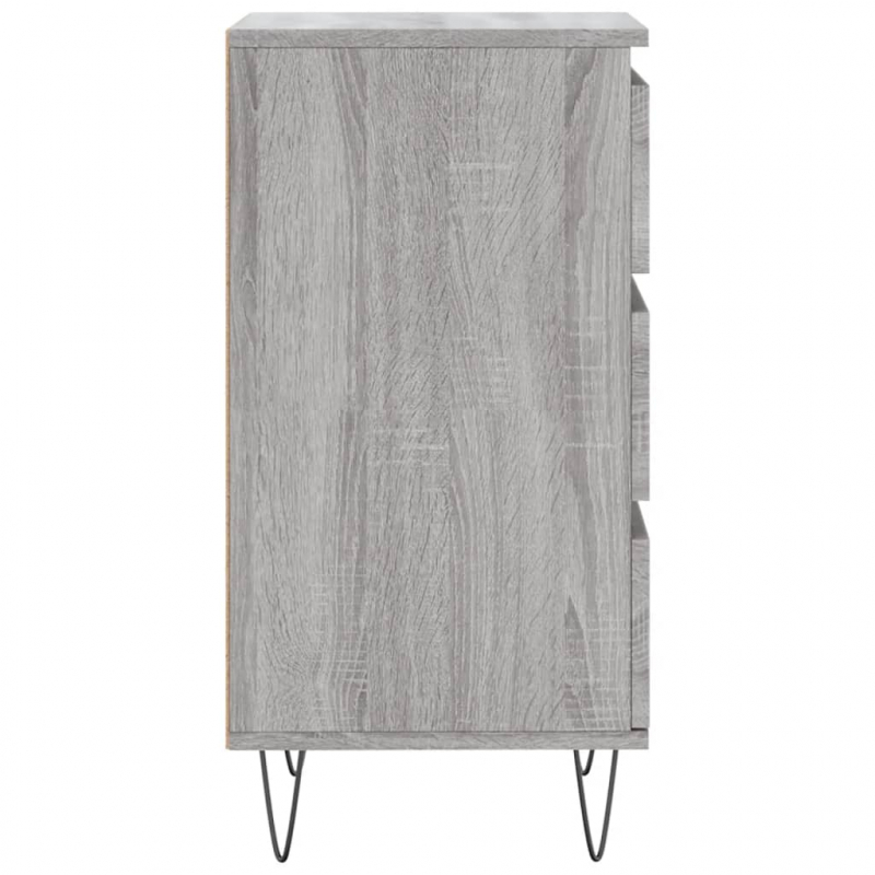 Sideboard Grau Sonoma 40x35x70 cm Holzwerkstoff