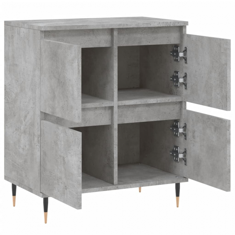 Sideboard Betongrau 60x35x70 cm Holzwerkstoff