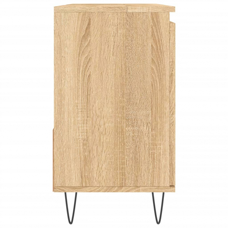 Badschrank Sonoma-Eiche 65x33x60 cm Holzwerkstoff