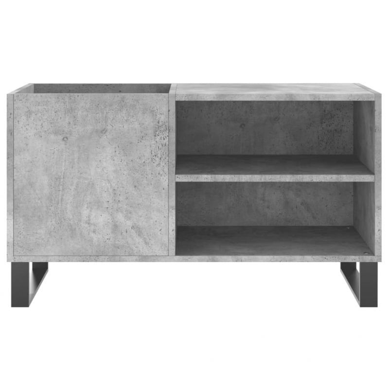 Plattenschrank Betongrau 85x38x48 cm Holzwerkstoff