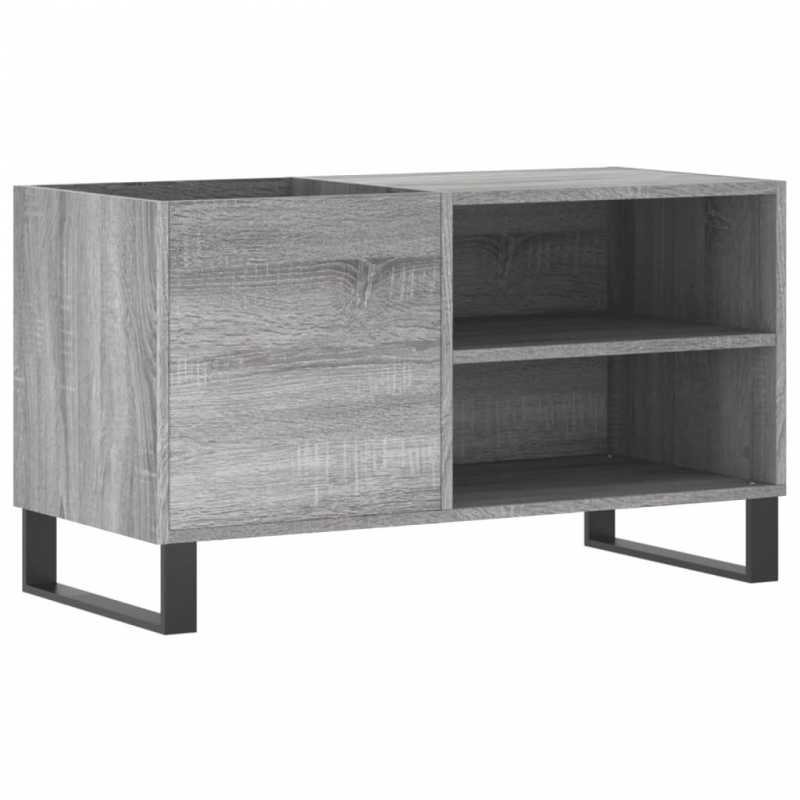 Plattenschrank Grau Sonoma 85x38x48 cm Holzwerkstoff