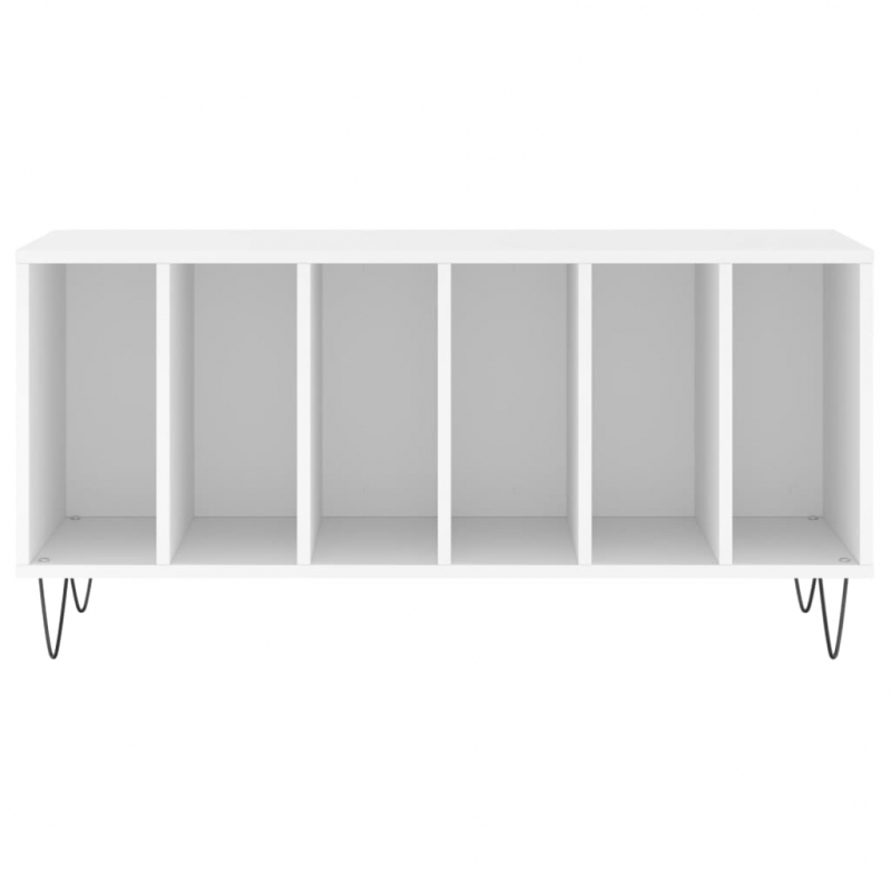 Plattenschrank Weiß 100x38x48 cm Holzwerkstoff