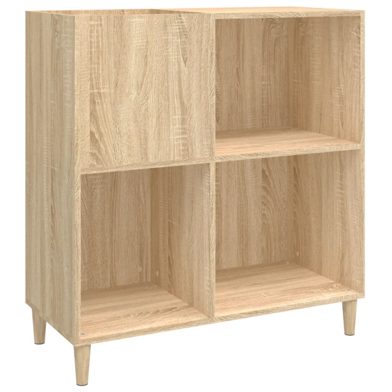 Plattenschrank Sonoma-Eiche 84,5x38x89 cm Holzwerkstoff